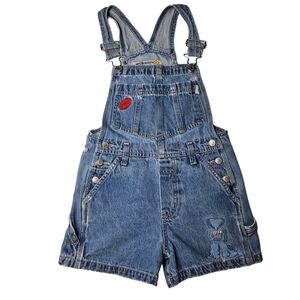 Gasoline Girls Overalls Blue Jean Size Small
